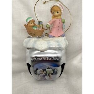 Precious Moments Christmas Is for Sharing Jingle Bell Ornament 2007 Bradford‎ Ed